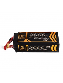 ZOP Power 18.5V 8000mAh 35C 5S Lipo Battery T Deans XT60 Plug for RC Car