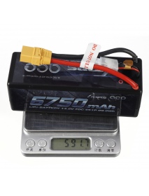 Gens ace 14.8V 6750mAh 70C 4S Lipo Battery XT90 Plug for RC Racing Drone