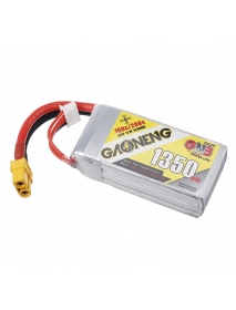 Gaoneng GNB 11.1V 1350mAh 100C 3S Lipo Battery XT60U-F Plug for iFlight Nazgul5 227mm