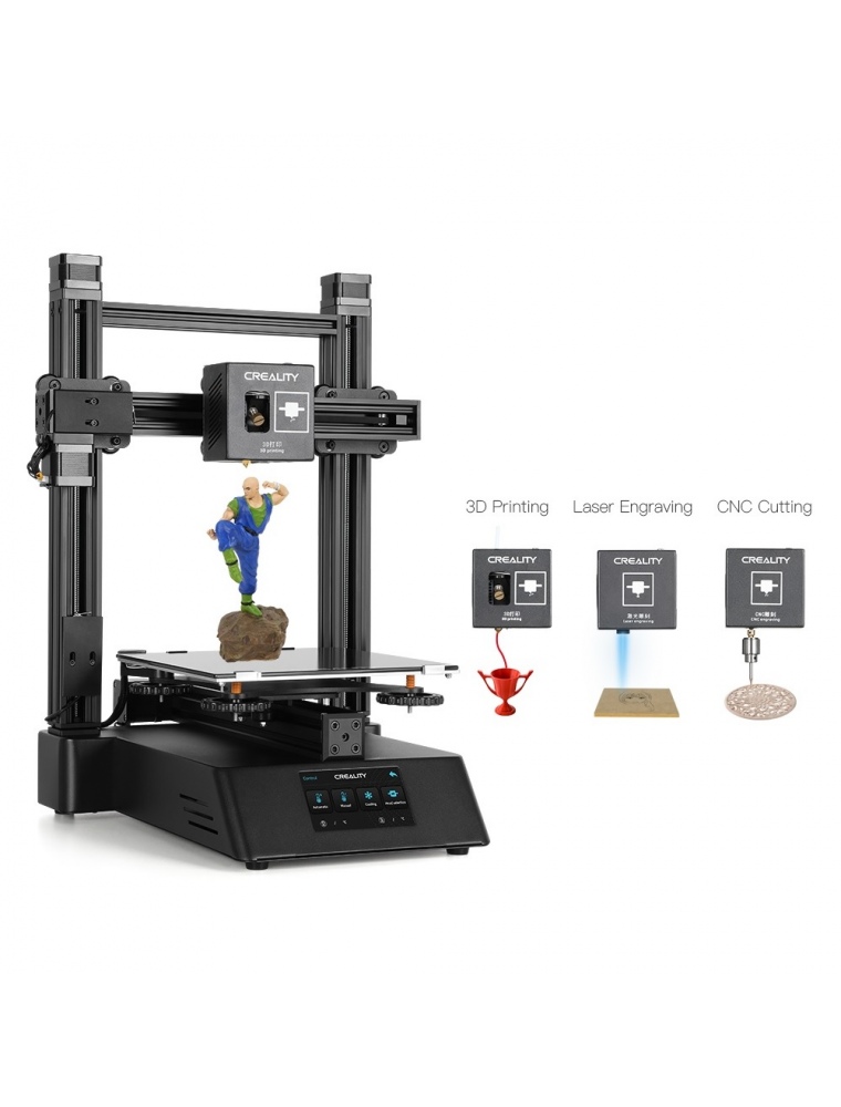 Creality 3D® CP-01 3-in-1 DIY 3D Printer Modular Machine Kit 200*200*200 Printing Size Support Laser Engraving/CNC Cutting
