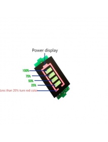 3.7V/7.4V /11.1V/14.8V Li-po Battery Indicator Display Board Power Storage Monitor