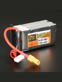 ZOP Power 14.8V 1100mAh 65C 4S Lipo Battery XT60 Plug