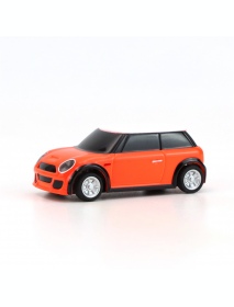 Turbo Racing Without Transmitter 1/76 2.4G 2WD Fully Proportional Control Mini RC Car LED Light Vehicles Model Kids Toys