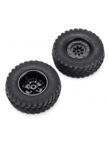 4PCS Rims & Tires RC Car Wheels for HG P408 1/10 RC Car Spare Parts 4ASS-PA008