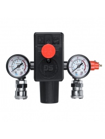 220V/380V Air Compressor Pressure Switch Air Valve Manifold Compressor Control Regulator Gauges