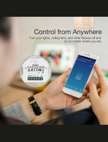 MoesHouse Mini DIY WiFi RF433 Smart Relay Switch Module Smart Life/Tuya App Control for  Alexa Google Home 1 Gang 1/2 Way
