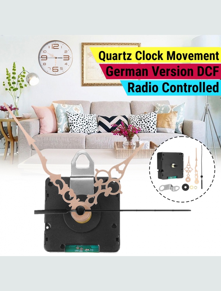 German Version DCF Just for European Region Quartz Clock Movement Radio Controlled