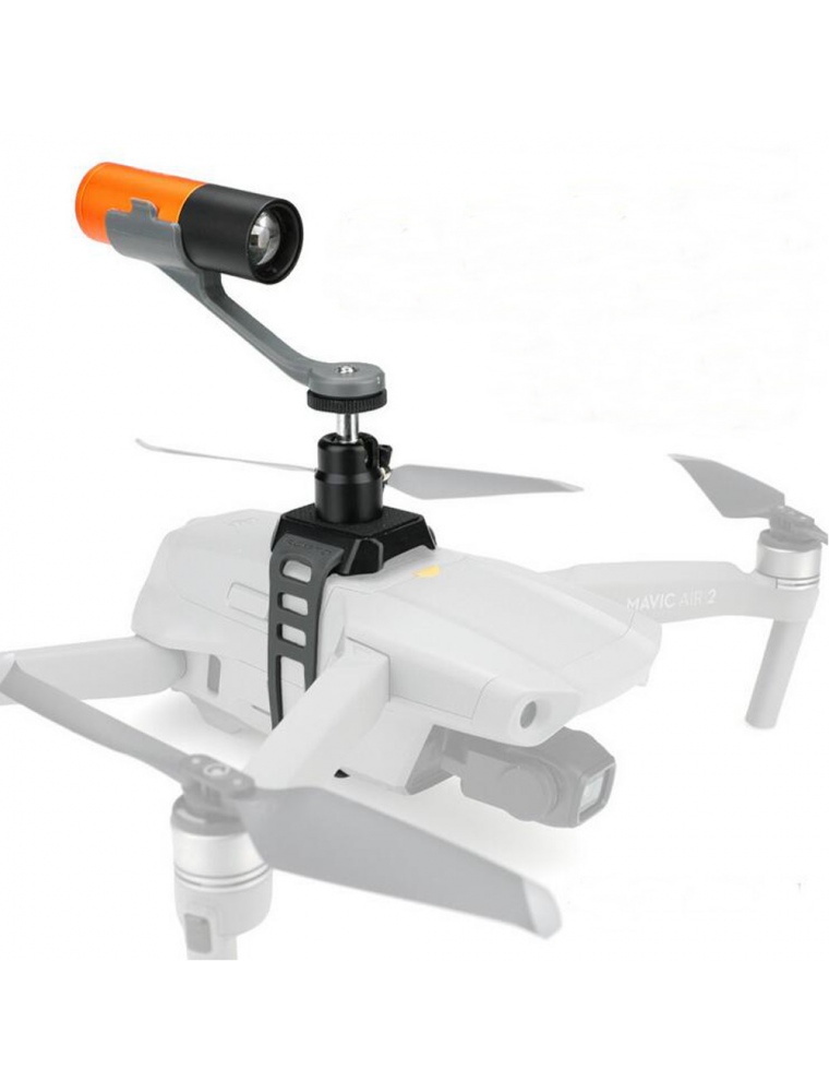 Universal Searchlight Flashlight LED Light Holder Bracket with Extension Buckle for DJI Mavic Air 2 PRO FIMI X8SE EVO 2 RC Drone