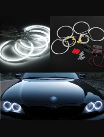 LED CCFL Angel Eyes Halo Rings Lights Xenon White for BMW E36 E38 E39 E46 4Pcs 