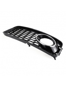 Front Fog Light Lamp Cover Grille Grill Honeycomb Hex Chrome Silver For Audi A5 S-Line S5 B8 RS5 2008-2012