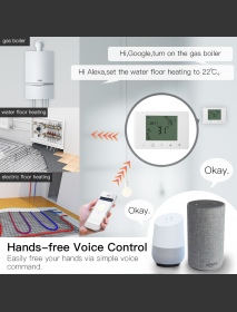 MoesHouse WiFi Smart LCD 5A Wall-Hung Gas Boiler Water Electric Underfloor Heating Temperature Controller Digital Weekly Program
