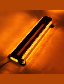Car Emergency Flashing Strobe Lamp Work Light Bar 54 LED Double-Sided Warning Light Assembly