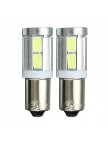 Pair White BAX9S 150°  H6W 10SMD Side Light Bulbs Canbus Error For BMW 3 Series F30 F31