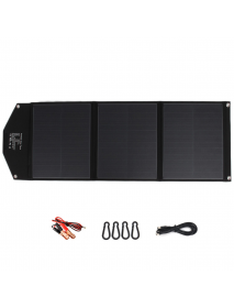 iMars SP-B100 100W 19V Solar Panel 3-USB+DC PD Fast Charging Monocrystalline Solar Power Cell Battery Charger Outdoor Waterproof