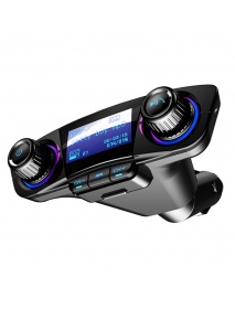 ACCNIC LED Hands Free Wireless Bluetooth4.0 FM Transmitter Aux Modulator Car Auto Audio MP3 Player Dual USB Charger