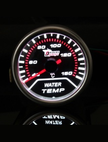 2" 52MM Universal Auto Red LED Water Temperature Car Gauge Meter