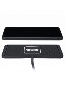 Car Qi Wireless Charger Pad With Anti Skid Rubber Base
