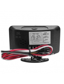 12V 24V 4 In1 LCD Car Digital Alarm Gauge Voltmeter Oil Pressure Fuel Water Temp