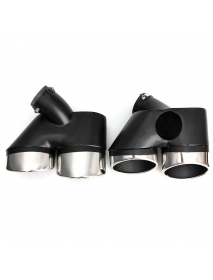1Pair W211 Exhaust Pipe Dual Tip for Mercedes Benz
