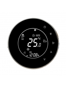 MoesHouse BHT-6000-GCLW Water / Gas Boiler Thermostat Backlight WIFI 3A Settimanale Programmabile LCD Touch Screen Con Alexa
