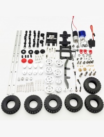 WPL 1/16 Upgraded Metal RC Car Chassis Unassembled Kit for Military Truck Vehicles DIY Parts