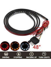 60 Inch 48 Inch SMD 2835 Car LED Tail Light Bar Strip Brake Reverse Consequential Flowing Turn Signal Lamp Waterproof Universal 