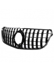 Glossy Black GTR Style Front Grill Grille For Mercedes-Benz V-Class W447 V250 V260 2015-2018