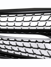 For Mercedes Benz C-Class W204 2008-2014 Front Grille Glossy Black Diamond Style