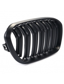 Matte Black Front Kidney Grill Grille For BMW F20 F21 1 Series 15-17