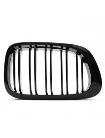 Car Front Right & Left Gloss Black Frontgrills For BMW E46 1998-2001