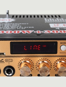 12V 220V Mini Power Amplifier Speaker Power Amplifier Card U Disk Radio