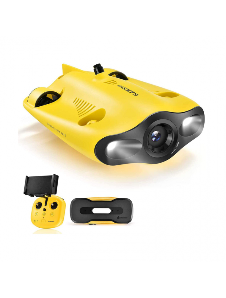 CHASING Gladius Mini Underwater Drone With 4K HD Camera 2 Hours Working Time One Key Depth Hold Live Stream Diving Rescue RC Dro