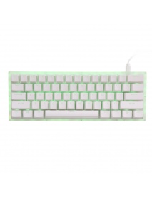 GamaKay K61 Mechanical Keyboard 61 Keys 60 Keyboard Hot Swappable Type-C 3.1 Wired USB Translucent Glass Base Gateron Switch ABS
