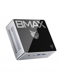 Bmax B2 Plus Mini PC Intel Celeron J4115 8GB DDR4 128GB SSD with Two Channel Speaker Intel 9th Gen UHD Graphics 600 Quad Core 1.