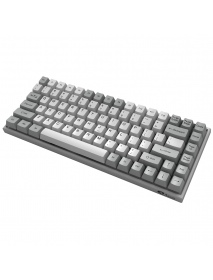 AKKO 3084 Silent Mechanical Keyboard 84 Keys Wireless bluetooth 5.0 / USB Type-C Wired Dual Mode Morandi Grey Gateron Switch PBT