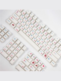 121 Keys Sushi Keycap Set Cherry Profile PBT Sublimation Japanese Keycaps for Mechanical Keyboards