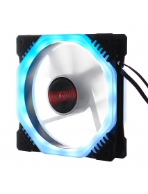 Coolmoon 6PCS 5V 3Pin Adjustable RGB LED Light Computer Case PC Cooling Fan with Remote