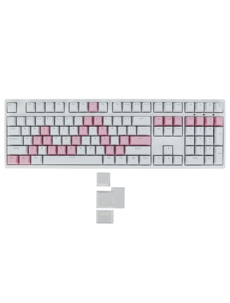 111 Keys Color Matching Keycap Set OEM Profile ABS Translucent Keycaps for Mechanical Keyboards