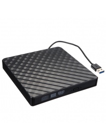 External USB3.0 DVD RW CD Writer Slim Optical Drive Burner Reader Player For PC Laptop