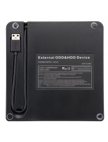 External USB3.0 DVD RW CD Writer Slim Optical Drive Burner Reader Player For PC Laptop
