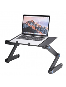 Folding Laptop Stand Desk Portable Cooling Laptop Table Aluminium Alloy Learning Dining Game Table On Bed for Student Home