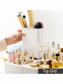 Dressing Box Transparent Desktop Large Capacity Drawer Integrated Skin Care Lipstick Makeup Organizer Storage Box