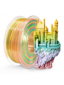 SUNLU Silk Rainbow 1KG PLA 1,75MM Filamento Due Colori ad alta resistenza per 3D Printer