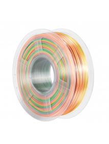 SUNLU Silk Rainbow 1KG PLA 1.75MM Filament Two Color High Strength filament for 3D Printer