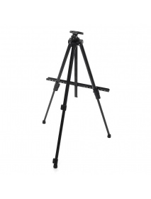 Folding Iron Easel Stand Tripod Adjustable Height Lightweight Sturdy Painting Display Portable Sketching Rack with Carrying Bag