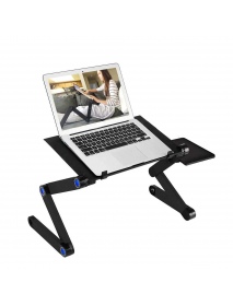 Folding Laptop Table Stand Lap Desk Table Tray Laptop Cooling Stand Riser Portable Computer Table Holder with Mouse Holder for B