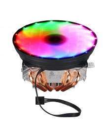 DC 12V 4Pin Colorful Backlight 120mm CPU Cooling Fan PC Heatsink for Intel/AMD For PC Computer Case