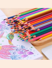 Deli 72 Colors Oily Color Pencil Set Soft Core Crayons Painting Drawing Sketching Colored Pencils Painting Supplies