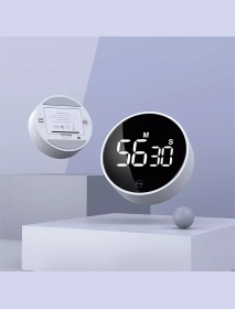 Xiaomi MIIIW Rotary Mute Timer LED HD Digital Display Electronic Magnetic Suction Timing Alarm Clock Fitness Digital Timer for C