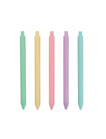 KACO K1015 15Pcs Macaron Candy Color Gel Pens 0.5mm Pen Refill Signing Pens for Students School Office